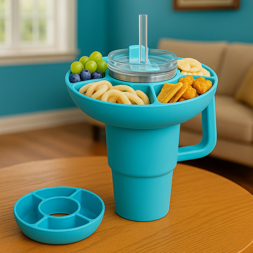Gourde isotherme avec snack bowl